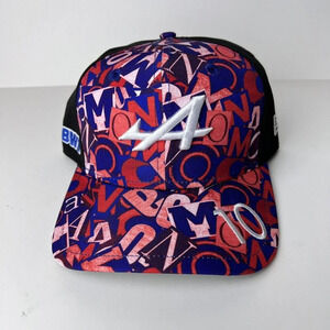New Era Adult Alpine Racing Monaco Pierre Gasly #10 9Fifty Adjustable Hat